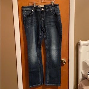 Toxic Bootcut Distressed Jeans